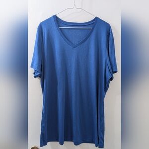 Classic Blue V-Neck Women's Tee